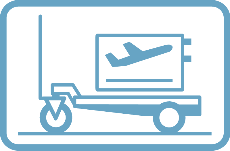 Pictogram for Ground Support Equipment, aviation tools and aircraft system engineering